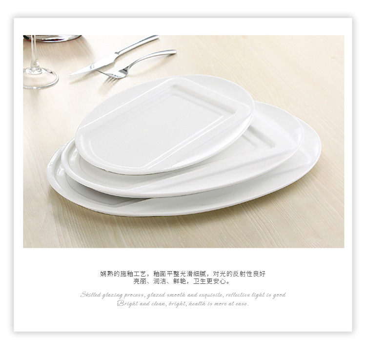 Chinabrett - Hotel 16 darab portugál porcelán étterem étkészlet fehér porcelán étkészlet 29