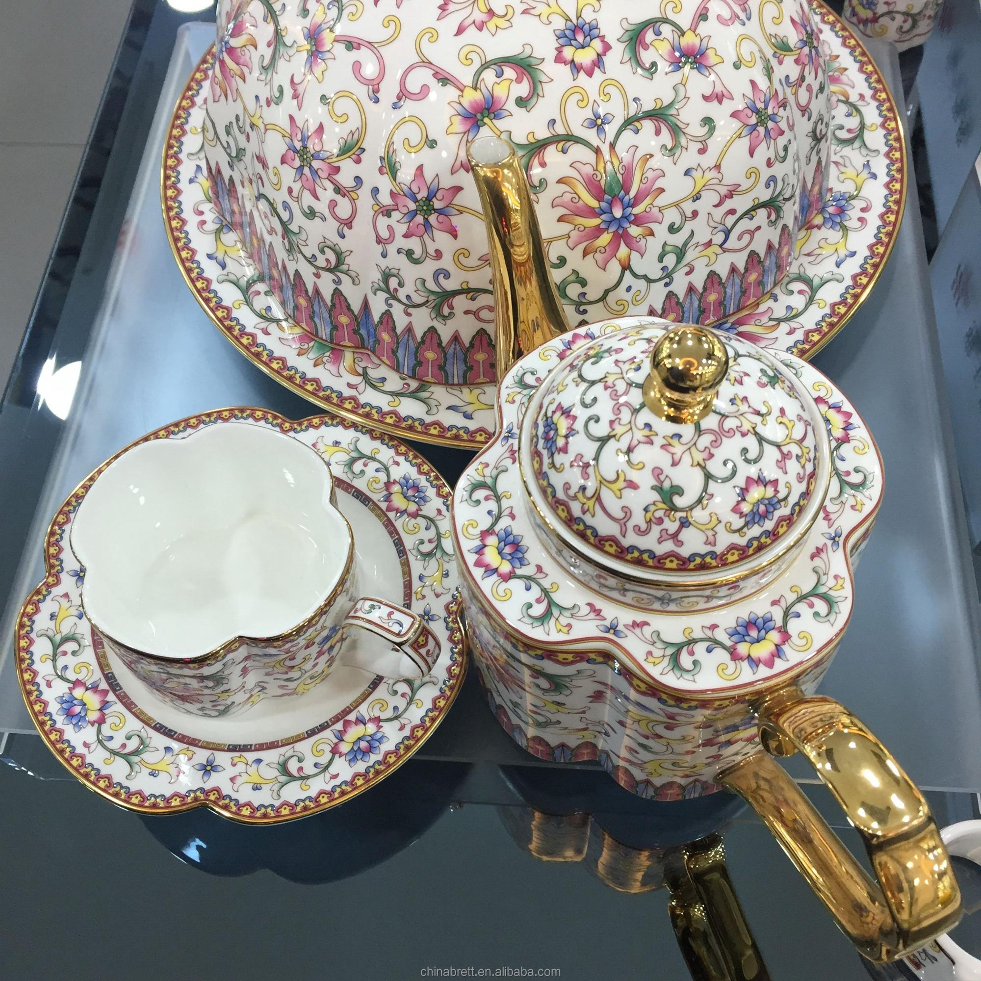 China Brett - Decoración de flores Bodas Cerámica de cerámica Sinterny Bone China Color de porcelana 12