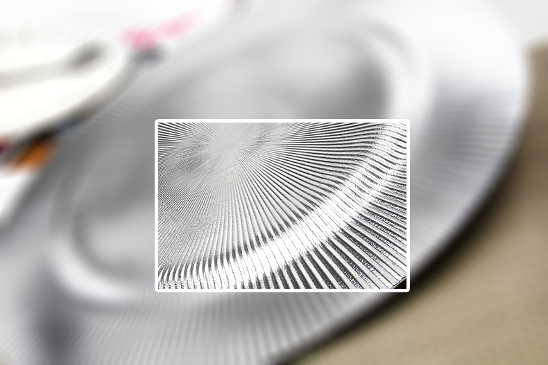 Chinabrett - Tabla Merkato en Guangzhou Rose Gold Plated Glass Charger Plates Geedziĝa Vitra Ŝargilo -Plato 20