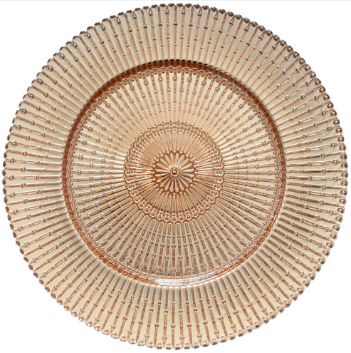 Guangzhou Shenzhen Tableware Part Vitrum Custodes cum Aurum Baced Edge 14