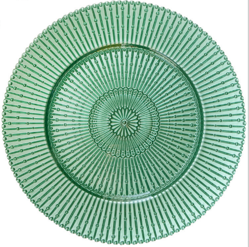 Guangzhou Shenzhen Tableware Part Vitrum Custodes cum Aurum Baced Edge 16