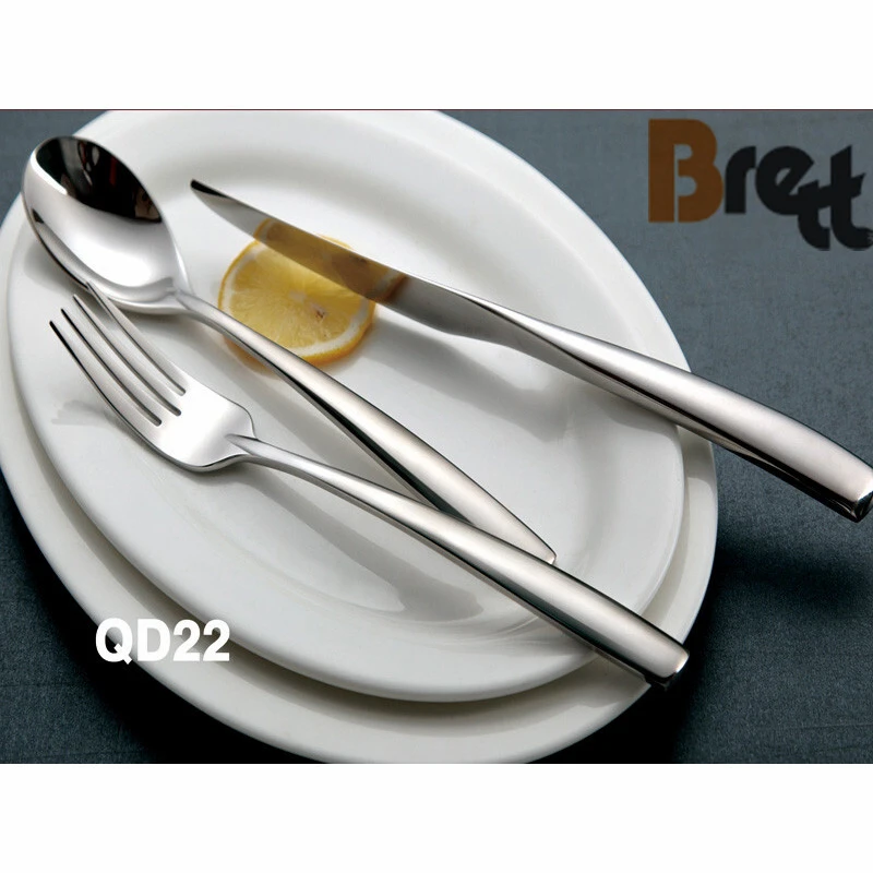 Chinabrett- 5つ星ホテルステーキナイフとフォークセットの卸売カトラリーステンレス鋼シルバーカトラリーの食器 1