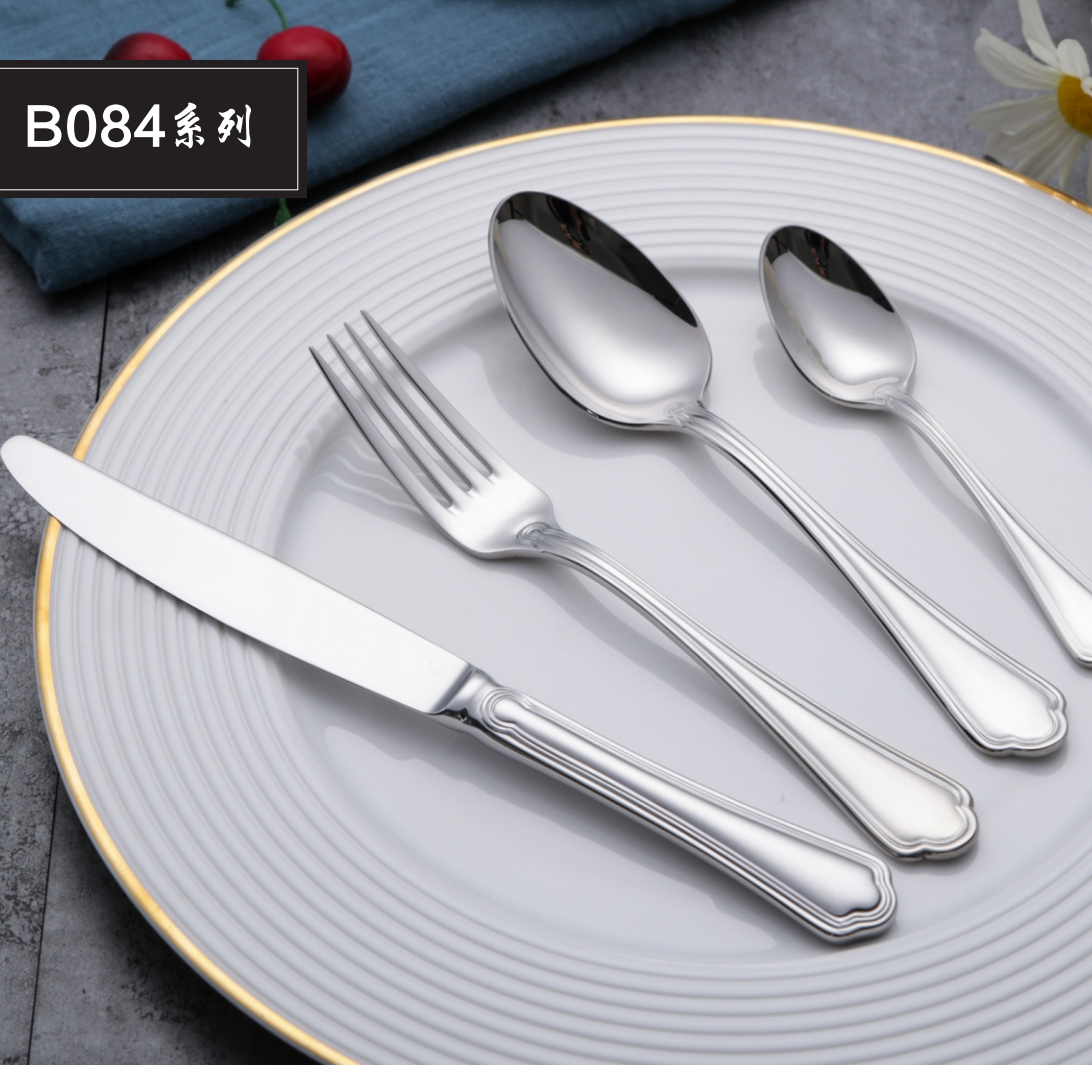 Guangzhou Provizanto Geedziĝa Flatware Cutlery Set Gold 6