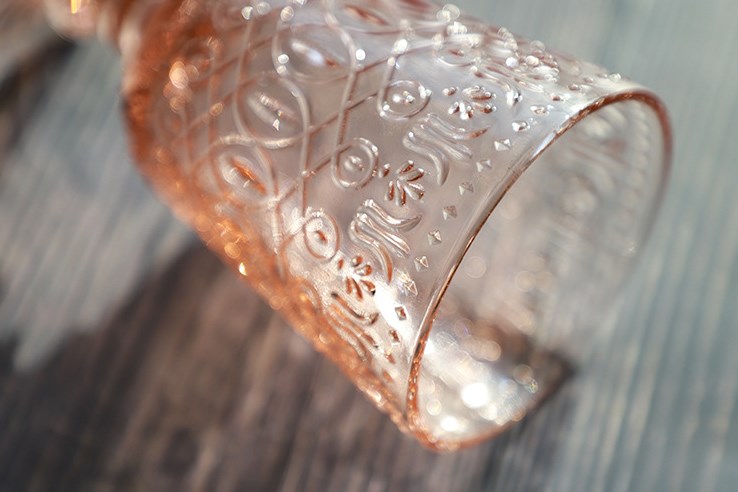 Solida kolora plado sekura rozkolora ĉielo blua verda kolora vinokulvitroj goblet por geedziĝa restoracio hotelo revendanta 3