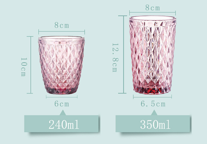 Manfarita Premita Personigita Eleganta Malmultekosta Enŝovita Geedziĝa Kolora Vitra Golfeto Vintra Glaso 3