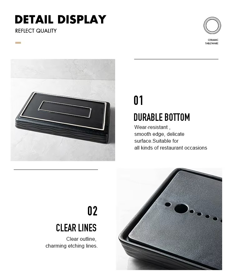 Plej alta Hotelo Japana Vespermanĝa Kuirarto Marmanĝa Sushi Gastronomia Pleto Porcelano 2