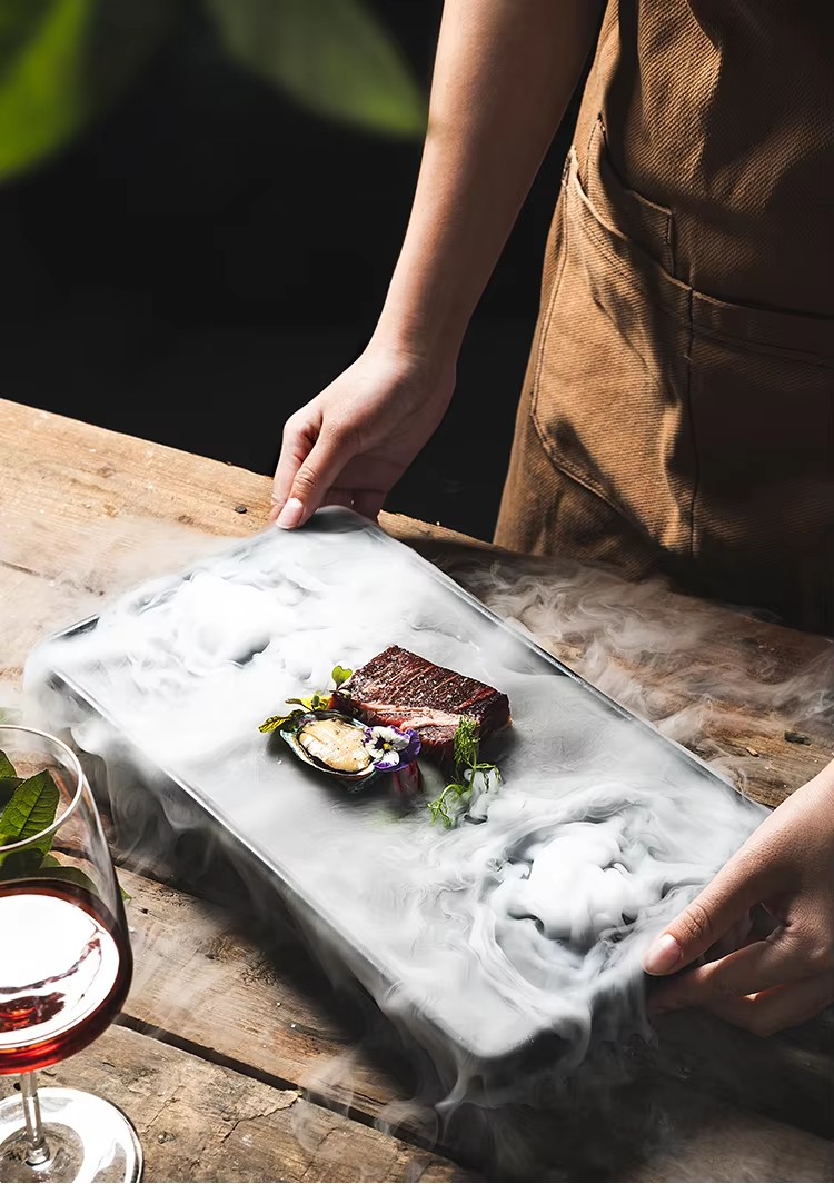 Plej alta Hotelo Japana Vespermanĝa Kuirarto Marmanĝa Sushi Gastronomia Pleto Porcelano 3