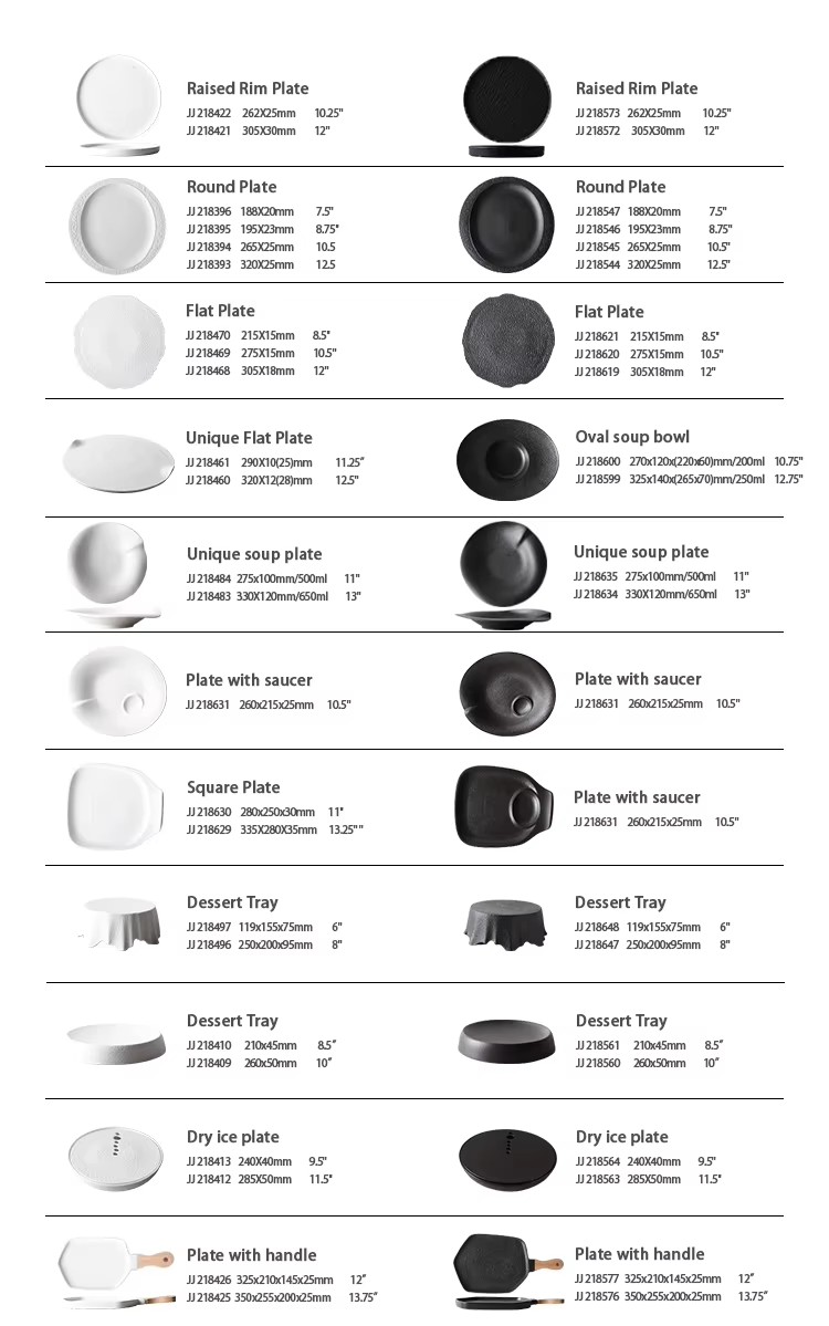 Restoracio Hotela Bufeta Japana Platos -Ceramikaj Pladoj 1