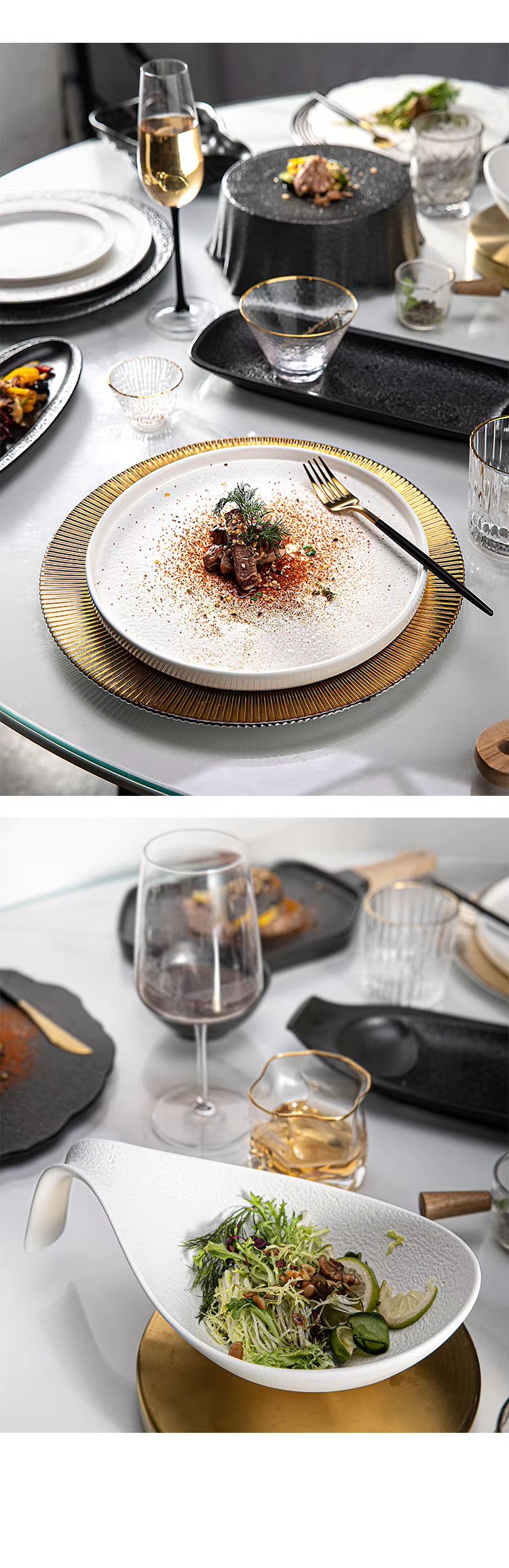 Restoracio Hotela Bufeta Japana Platos -Ceramikaj Pladoj 3