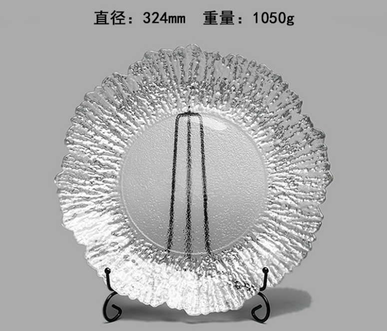 Plato vitra plato frukta plato ora bifsteko krea arbo greno plato manfarita pogranda pogranda 3