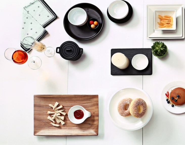 Melamina lernejo kantino dividita rapidmanĝa plato kupeo manĝo telero rektangula komerca restoracio tabloj 9