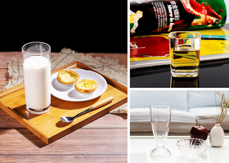 Akrila Akva Pokala Hotelo Restoracio Travidebla Vitra Pokala Plasa Plasta Trinkaĵo Biero -Pokalo por Festo 3