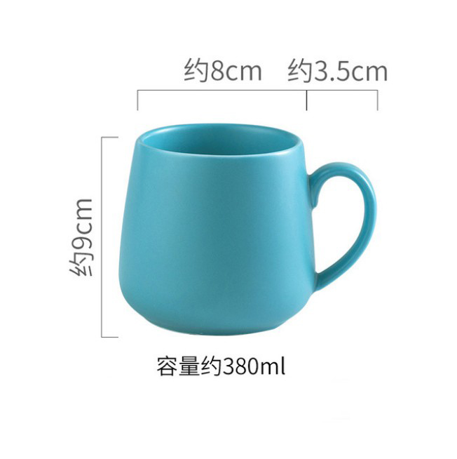 Itala ceramika taso hejma matenmanĝa lakto kafo -taso amantoj Parigu akvan tason koloron vitrigita 380ml fabriko 2