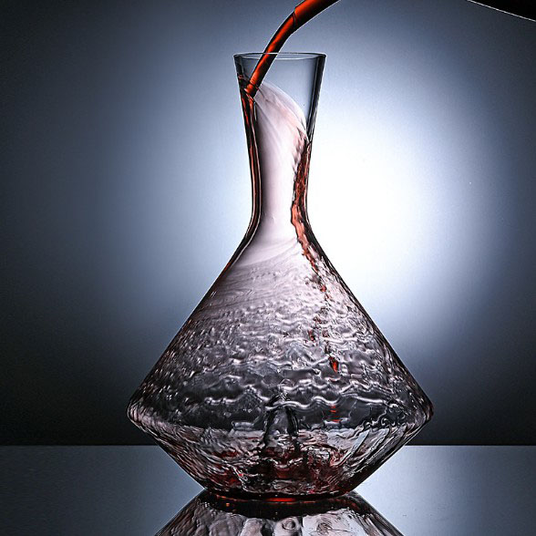 Decanter Glass Travidebla Kristala Vitra Vino Decanter Eŭropa Stilo Vina Botelo Vino -Distribuanto Krea Dezajno 3