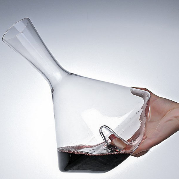 Decanter Glass Travidebla Kristala Vitra Vino Decanter Eŭropa Stilo Vina Botelo Vino -Distribuanto Krea Dezajno 2