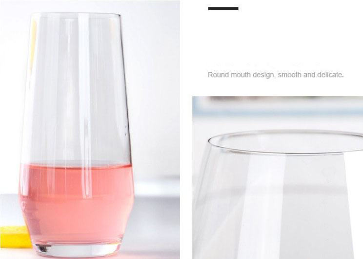 Fabrika Rekta Proviza Vino -Glaso Aro Kristala Glaso 6 Fiksas Eŭropan Vintran Glason Glason 5