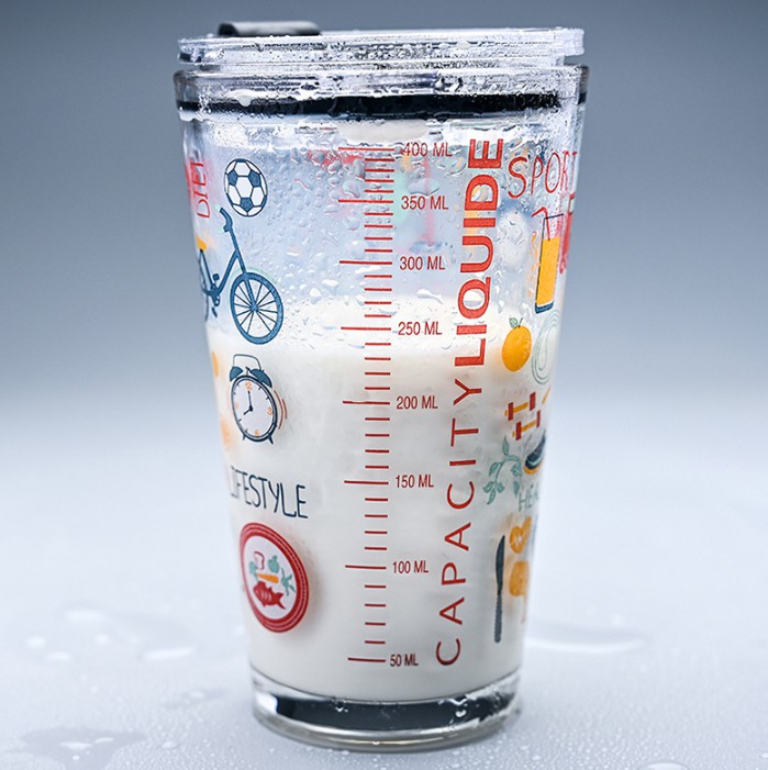 Agordu kolor -presadon 450ml glacia akvo -lakta suko vitraj tasoj Mugs Pogranda Varma Vendado 3