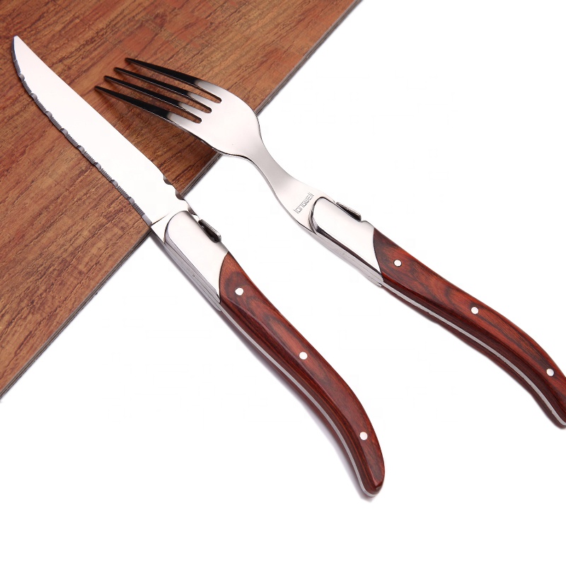 Nordia Retro Eco -Amika Neoksidebla Ŝtalo 304 Tranĉiloj 2pc 2