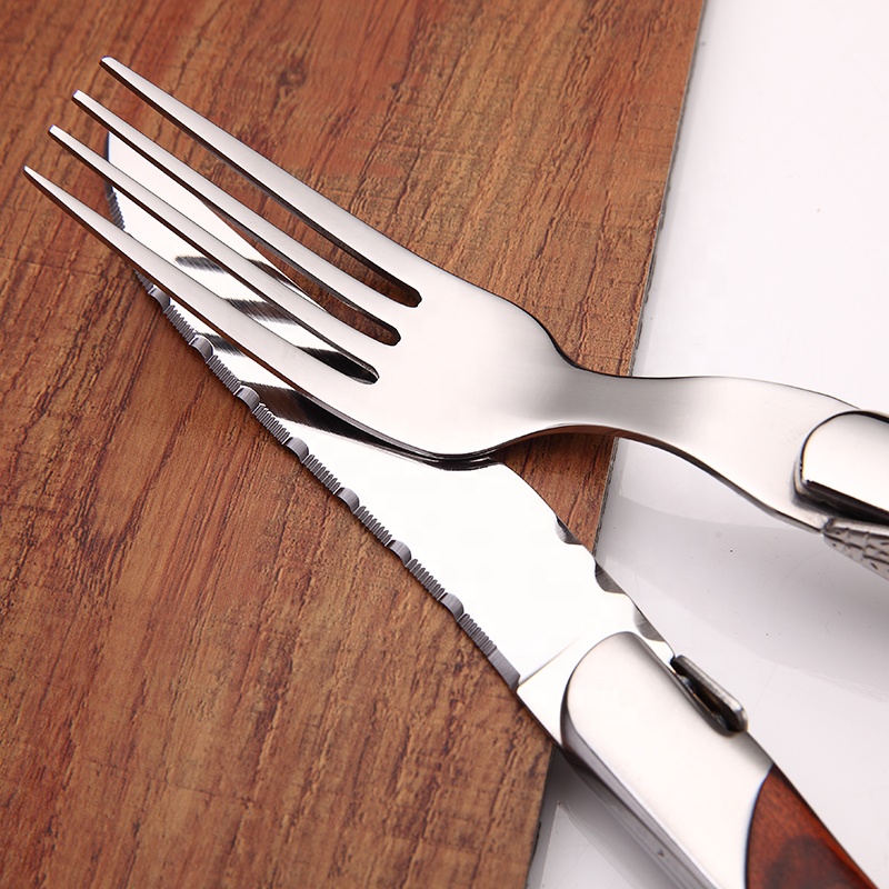 Nordia Retro Eco -Amika Neoksidebla Ŝtalo 304 Tranĉiloj 2pc 1