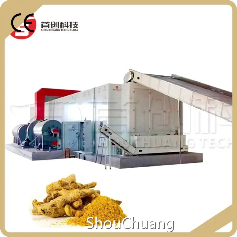 ShouChuang Vegetable and Fruit Dryer Machine Spice Mesh Belt Dryermanufacturer 1