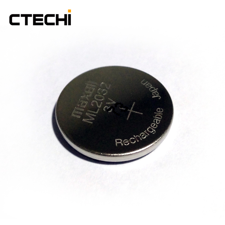 Rechargeable Coin Cell Battery ML2032 3V Lithium Replacement Battery for Watches Cameras 4