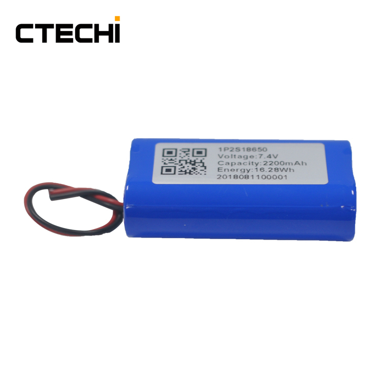 Versorgen Sie Ihre Elektronik mit einem leistungsstarken 7,4-V-2200-mAh-Lithium-Akku 1