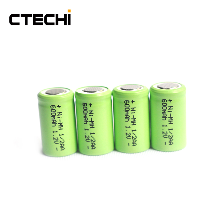 Wiederaufladbarer 1/2AA NiMH-Akku, 1,2 V, Hochleistungsakku für kleine Elektronikgeräte 3