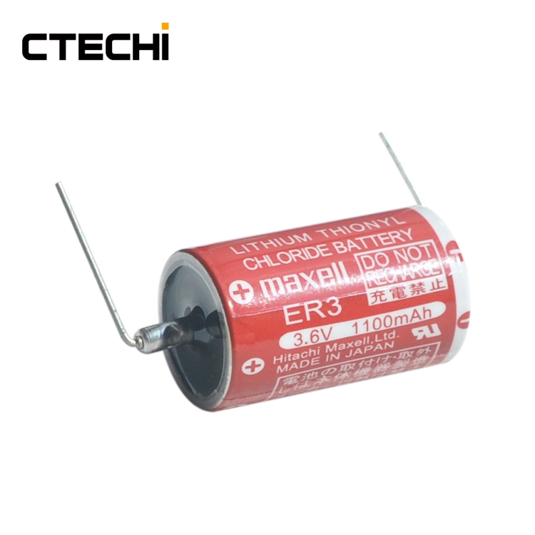 Maxell ER3 3,6 V Lithium-Batterie mit langlebiger Leistung (10+ Jahre Haltbarkeit) 1