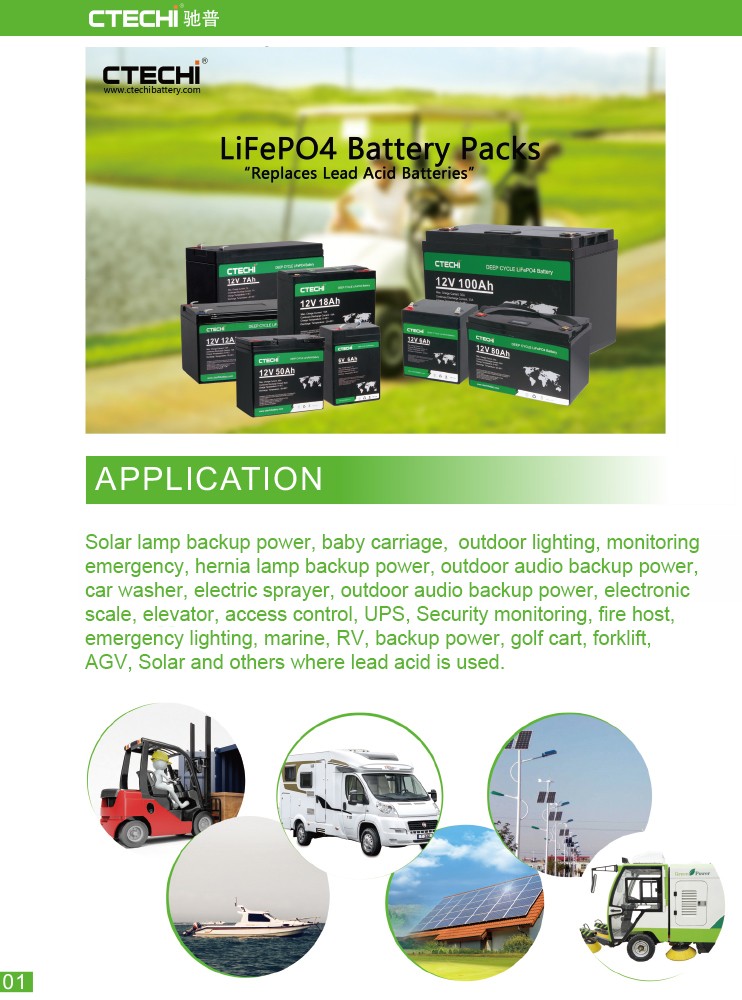 durable lifepo4 power pack customized for E-Sweeper 2