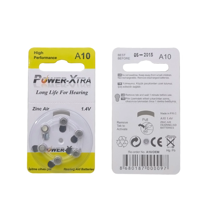 Maxell Hearing Aid Battery Reliable 1.4V Zinc Air Power 1
