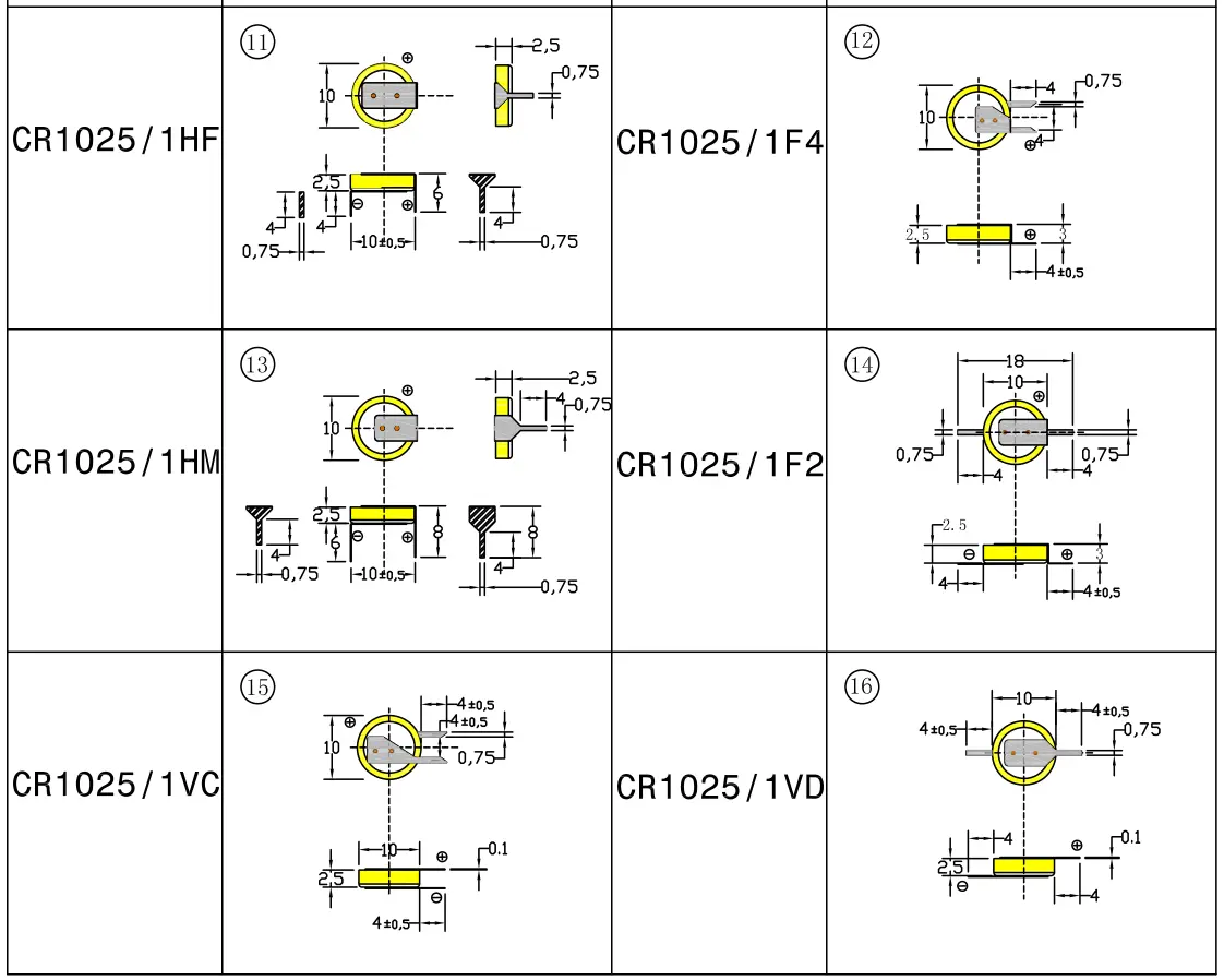 lithium button cell ion for computer CTECHi 2