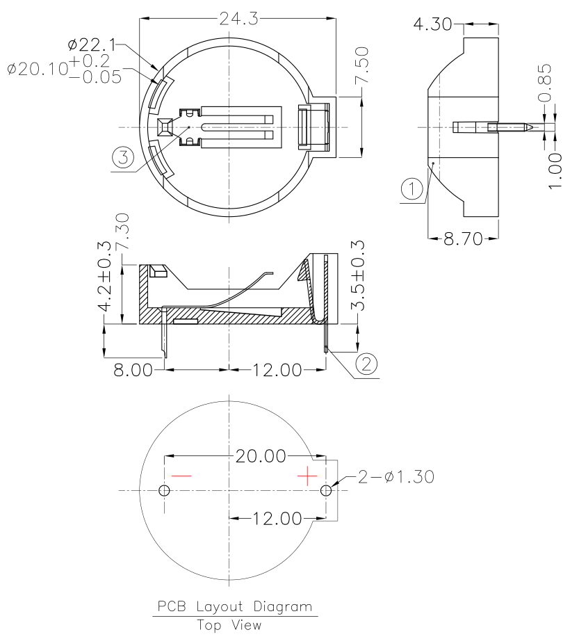 CTECHi light battery holder series for sale 2