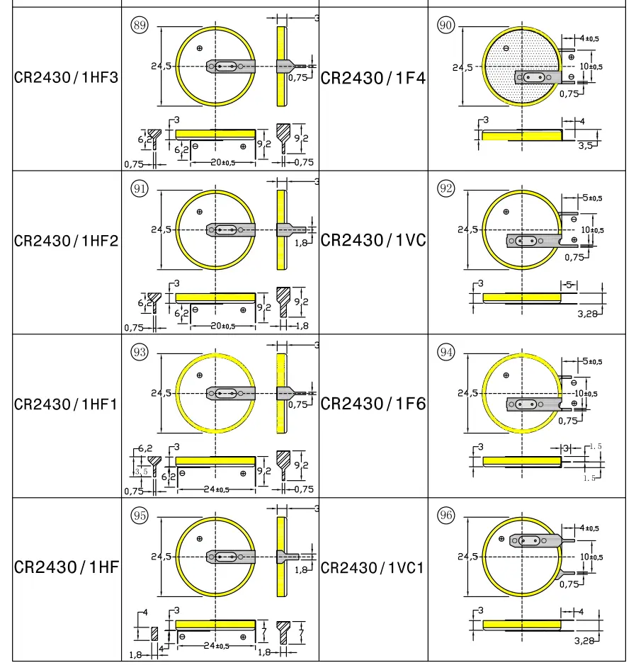CTECHi electronic lithium coin cell customized for instrument 2