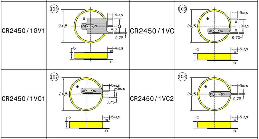 CTECHi primary lithium button cell supplier for instrument 2