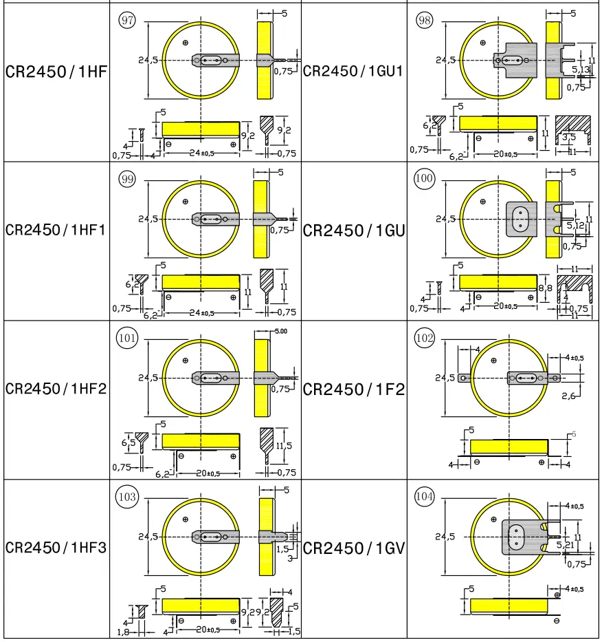 CTECHi primary lithium button cell supplier for instrument 3