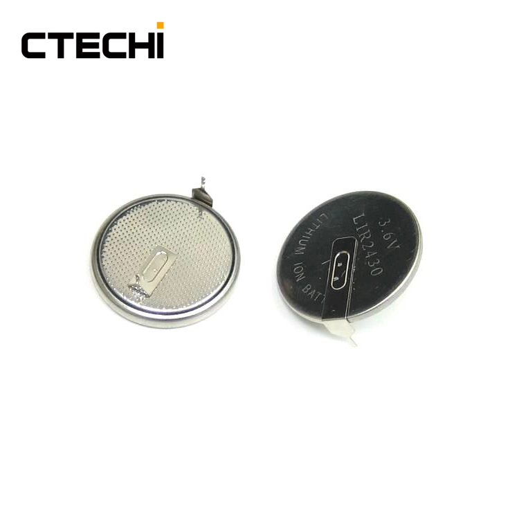 Digitales Produkt, wiederaufladbare Knopfbatterie LIR2430 1