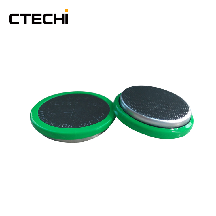 Mini wiederaufladbare Knopfbatterie LIR2450 3,6 V für Schlüsselanhänger, Uhren 2