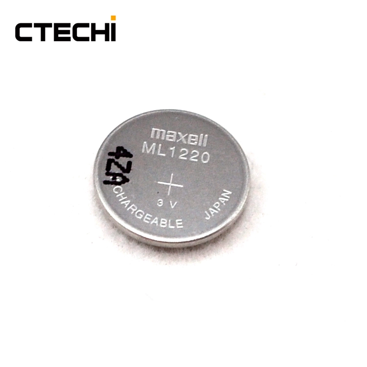 High cycle life electronic product charging button battery ML1220 1