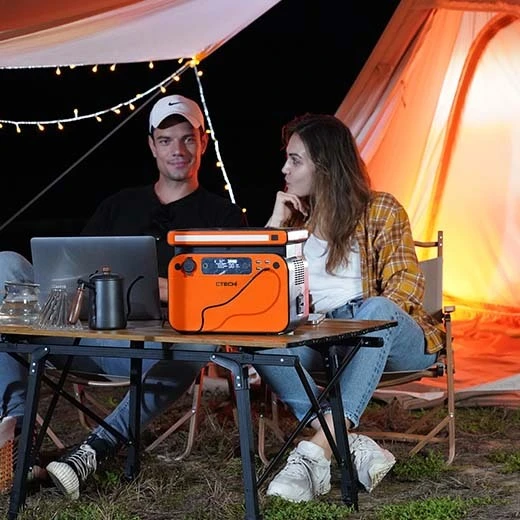 Portable Power Station 110V 220V CTECHI 500W Wireless Charge Backup Power Station UPS solar generator Factory 1