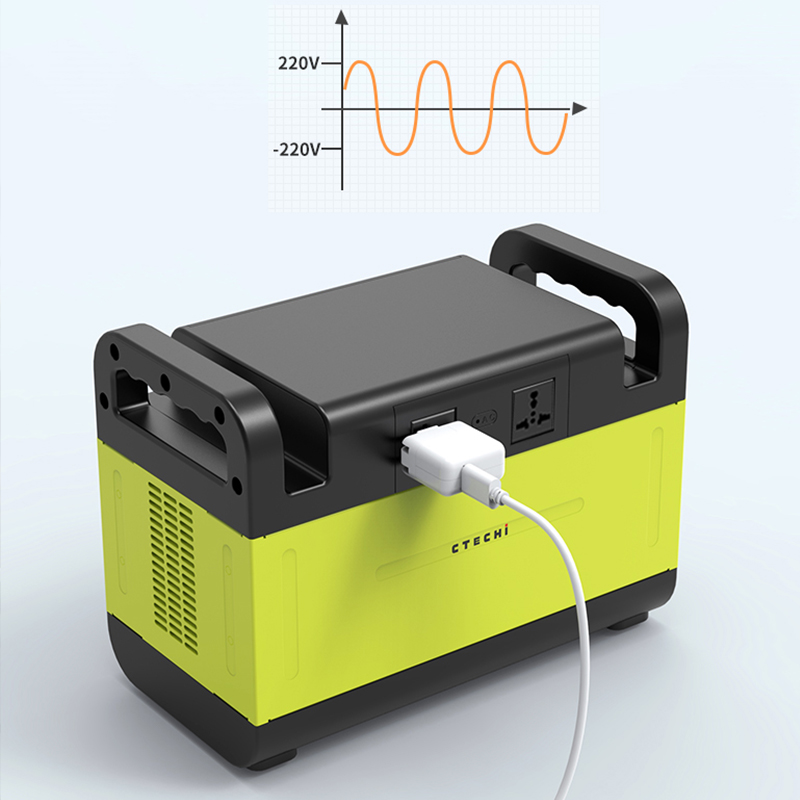 Portable Power Station 1000W 110V 220V Machine Backup battery For Emergency 4