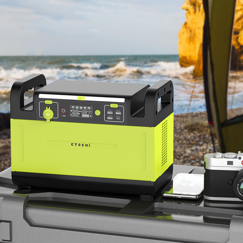 Portable Power Station 1000W 110V 220V Machine Backup battery For Emergency 5