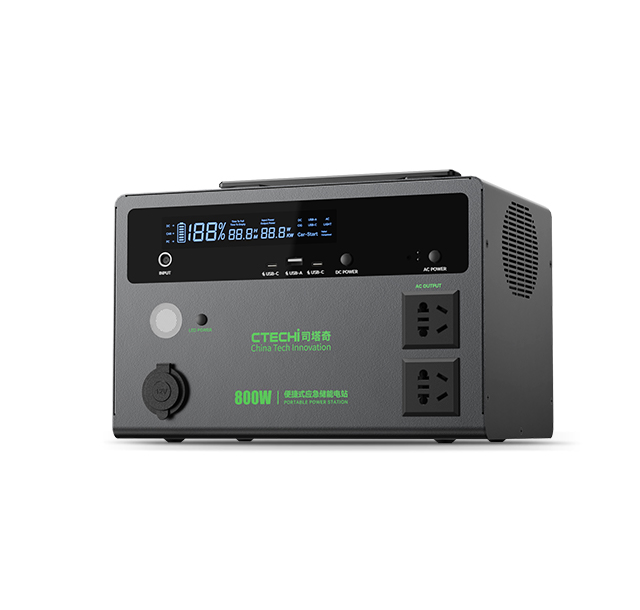 Wholesale CTECHI Portable Power Station 800W Solar Generator Emergency Power Supply factory battery lifepo4 With Good Price-CTECHi 2