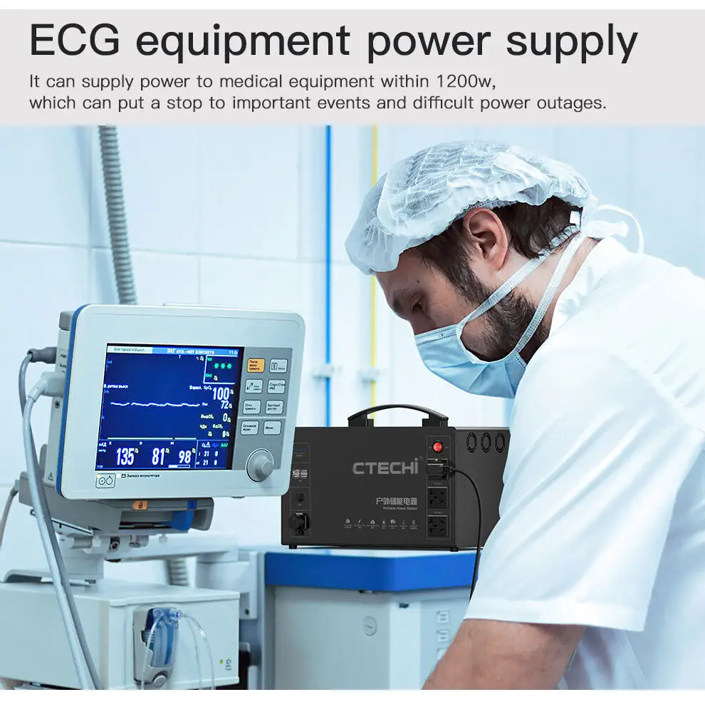 CTECHi best power station factory for outdoor 10