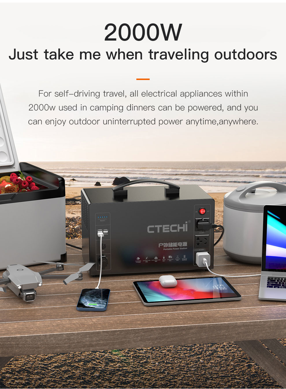 CTECHi mobile power station personalized for household 10