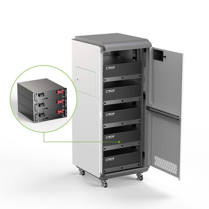 CTECHI 5G Telecom Base Station Battery 48V 50Ah Power System Solution UPS 2