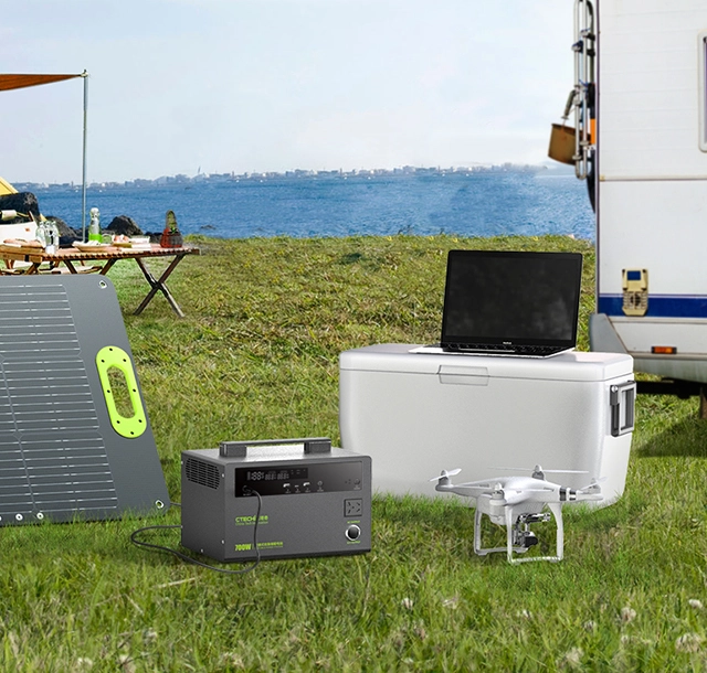 Best Quality CTECHI 110V 220V 384Wh 691Wh Camping Emergency Home Portable Solar Power Station 600W Portable Power Supply factory Factory 1