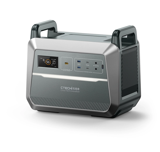 Power Generator Portable Pure Sine Wave mini solar Generator 1600W Portable Power Station For Outdoors Camping 1