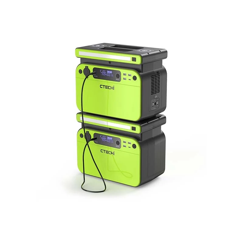 Working with Portable Power Station 500W Lithium Battery Mini Solar energy power station 1