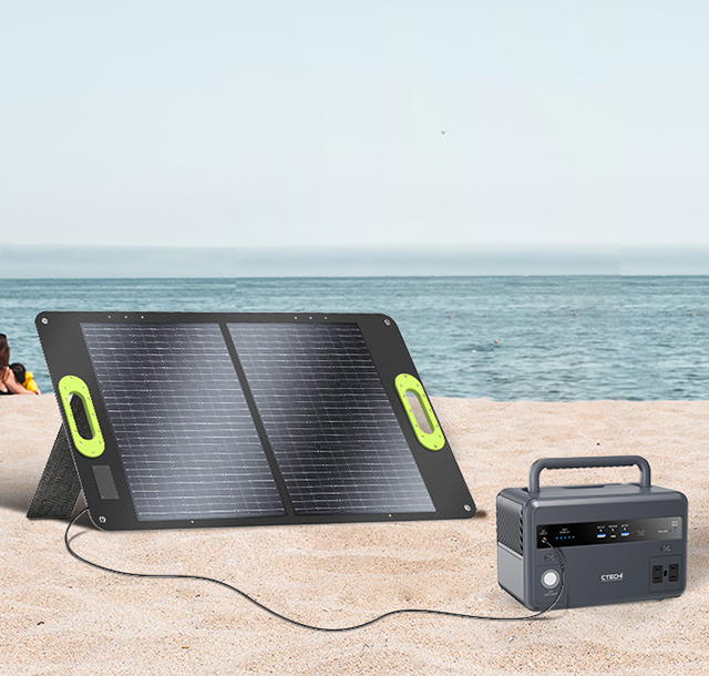 China Professional CTECHI 60W Solarpanel für Hersteller tragbarer Kraftwerke 4