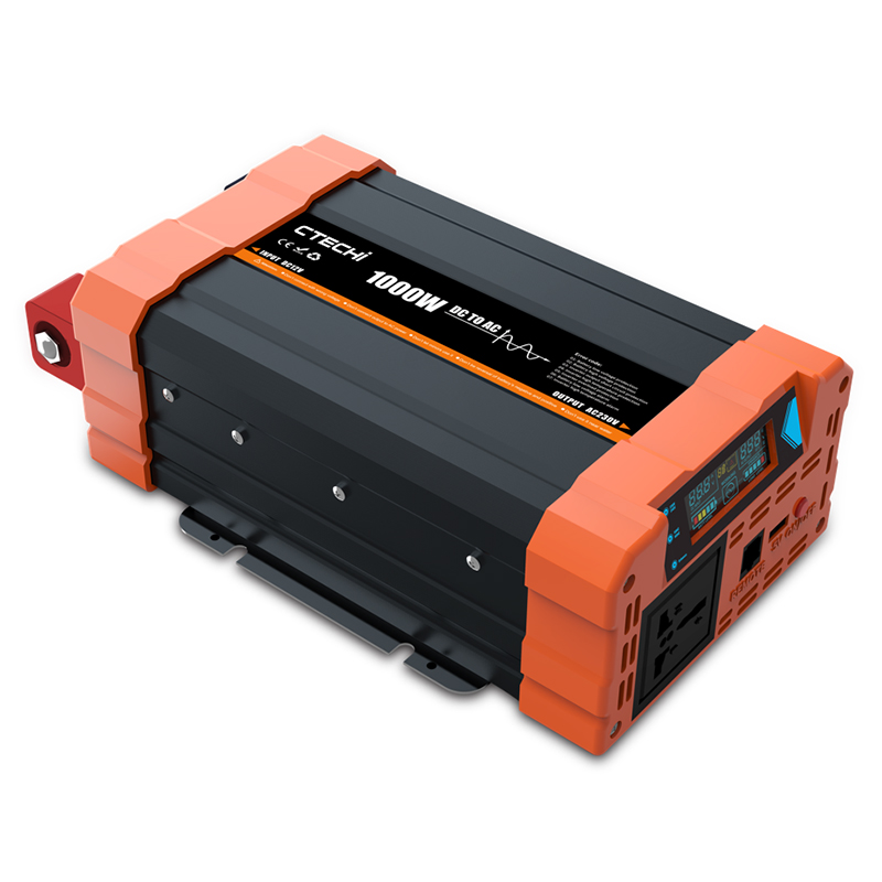 Wholesale CTECHi 12V 24V 48V to 110V 220V dc to ac solar inverter 1000w 1500w 2000w 3000w Off Grid Pure sine wave power inverter From China 3